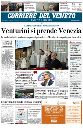 Cover of Corriere del Veneto (Padova e Rovigo)