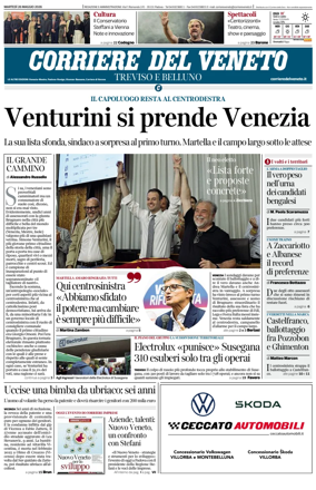 Cover of Corriere del Veneto (Treviso e Belluno)