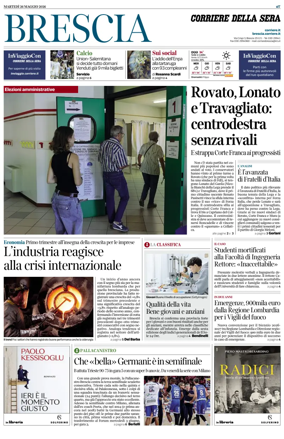 Cover of Corriere della Sera (Brescia)