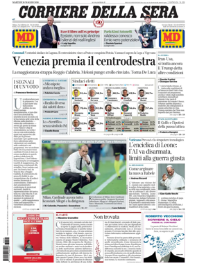 Cover of Corriere della Sera