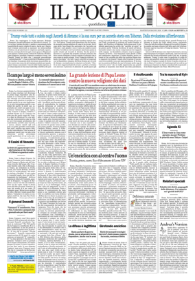 Cover of Il Foglio Quotidiano