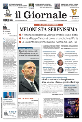 Cover of Il Giornale (Italy)
