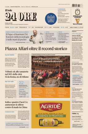 Cover of Il Sole 24 Ore