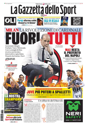 Cover of La Gazzetta dello Sport - Roma