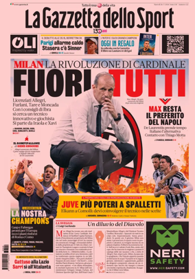 Cover of La Gazzetta dello Sport
