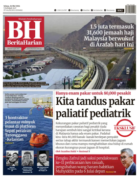 Cover of Berita Harian