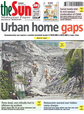 Cover of The Sun (Malaysia)