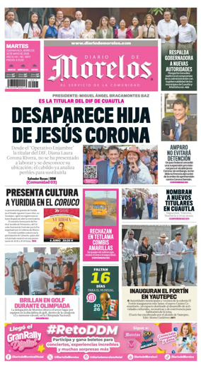 Cover of Diario de Morelos