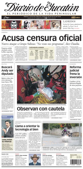 Cover of Diario de Yucatan