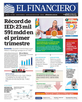 Cover of El Financiero