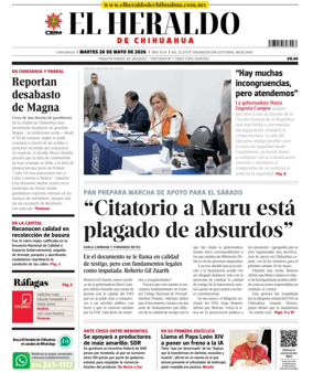 Cover of El Heraldo de Chihuahua