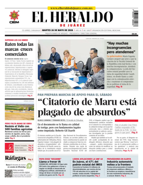 Cover of El Heraldo de Juarez
