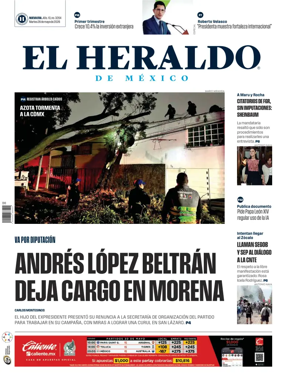 Cover of El Heraldo de Mexico