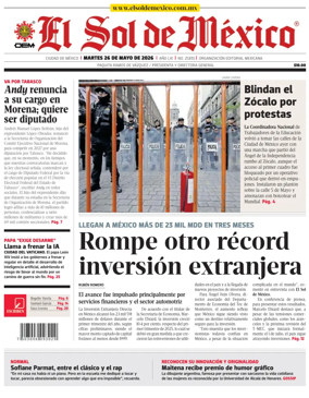 Cover of El Sol de Mexico