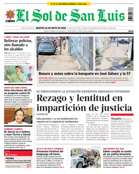 Cover of El Sol de San Luis Potosi