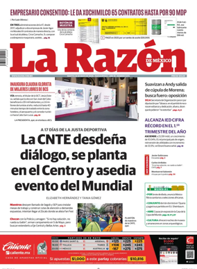 Cover of La Razon de Mexico