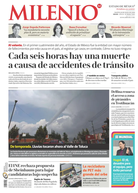 Cover of Milenio Edo de Mexico