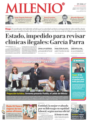 Cover of Milenio Puebla