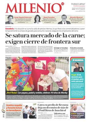 Cover of Milenio Tamaulipas