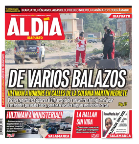Cover of Periodico Al Dia (Irapuato)