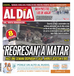 Cover of Periodico Al Dia (Leon)