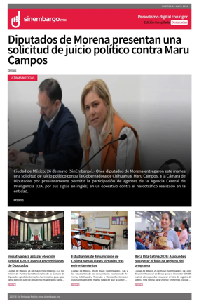 Cover of Sin Embargo destacadas
