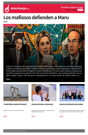 Cover of Sin Embargo Opinion
