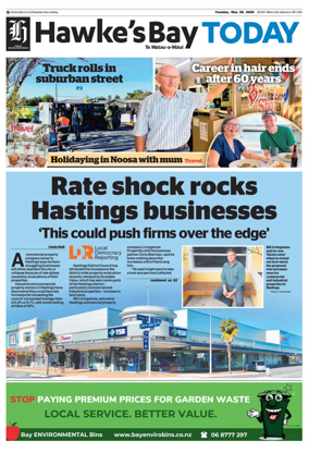Cover of Hawke's Bay Today