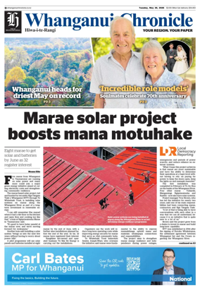 Cover of Whanganui Chronicle
