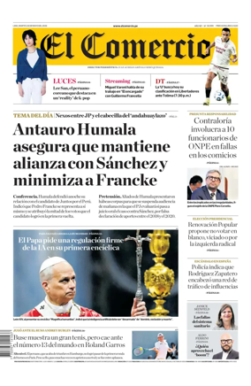 Cover of Diario El Comercio