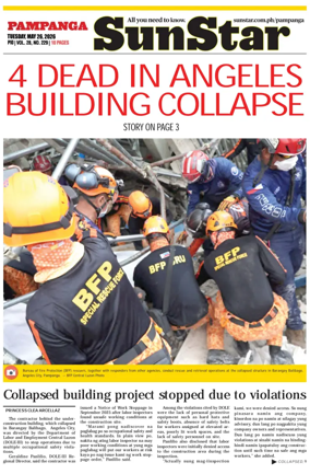 Cover of Sun.Star Pampanga