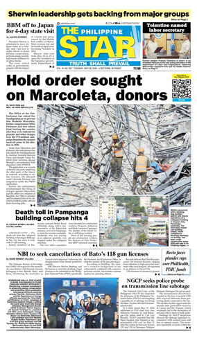Cover of The Philippine Star