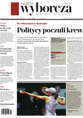 Cover of Gazeta Wyborcza