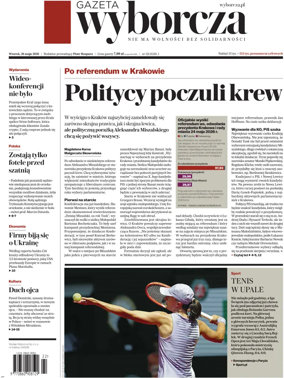 Cover of Gazeta Wyborcza Stoleczna
