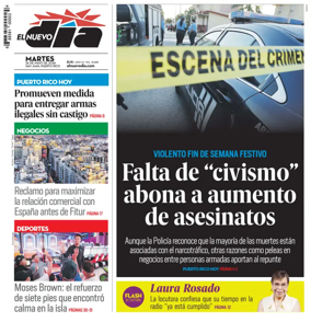 Cover of El Nuevo Dia