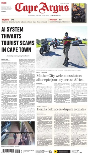 Cover of Cape Argus (PM Edition)