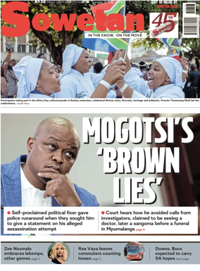 Cover of Sowetan