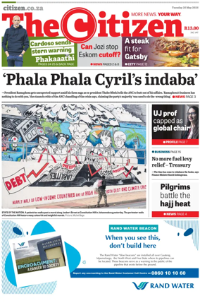 Cover of The Citizen (Gauteng)