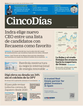 Cover of Cinco Dias
