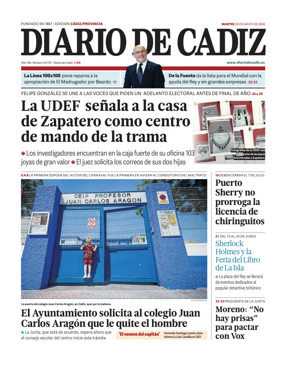 Cover of Diario de Cadiz