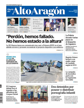 Cover of Diario del Alto Aragon