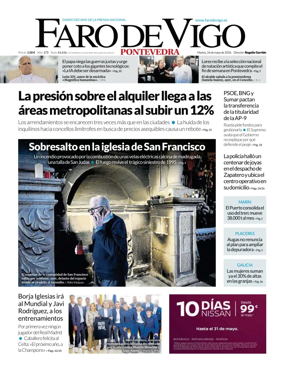 Cover of Faro de Vigo (Pontevedra)