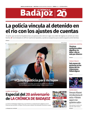 Cover of La Cronica de Badajoz BE