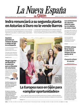 Cover of La Nueva Espana (Gijon)