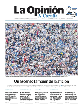 Cover of La Opinion de A Coruna