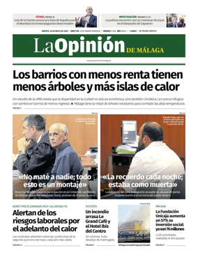 Cover of La Opinion de Malaga