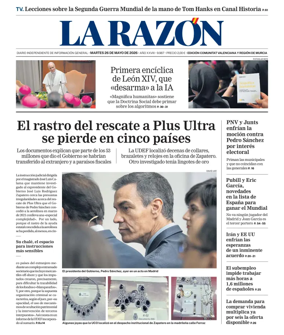 Cover of La Razon (Levante)