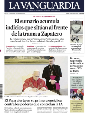 Cover of La Vanguardia (1st Edition)