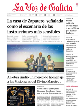 Cover of La Voz de Galicia (Barbanza)