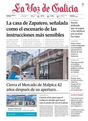 Cover of La Voz de Galicia (Carballo)